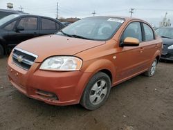 Chevrolet salvage cars for sale: 2007 Chevrolet Aveo Base