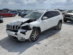 Jeep salvage cars for sale: 2014 Jeep Cherokee Limited