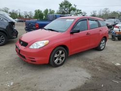 Salvage cars for sale from Copart Baltimore, MD: 2003 Toyota Corolla Matrix XR