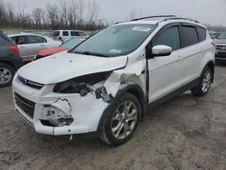 Salvage cars for sale from Copart Leroy, NY: 2015 Ford Escape Titanium
