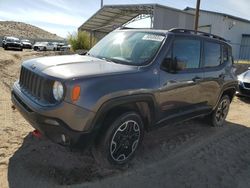 Jeep Renegade Trailhawk salvage cars for sale: 2016 Jeep Renegade Trailhawk