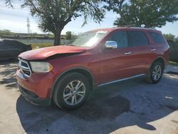 Vehiculos salvage en venta de Copart Orlando, FL: 2011 Dodge Durango Crew