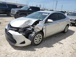 Salvage cars for sale from Copart Haslet, TX: 2017 Toyota Corolla L