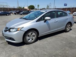 Salvage cars for sale at Wilmington, CA auction: 2014 Honda Civic LX