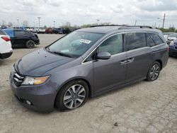 Salvage cars for sale at Indianapolis, IN auction: 2016 Honda Odyssey Touring
