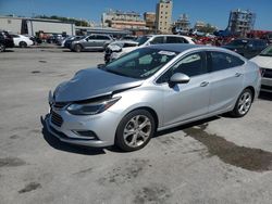 Salvage cars for sale from Copart New Orleans, LA: 2018 Chevrolet Cruze Premier