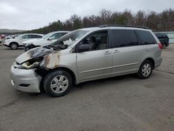 Salvage cars for sale at Brookhaven, NY auction: 2010 Toyota Sienna CE