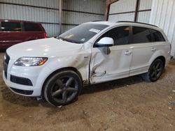 Salvage cars for sale from Copart Houston, TX: 2015 Audi Q7 Prestige