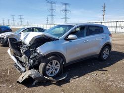 Salvage cars for sale at Elgin, IL auction: 2018 KIA Sportage LX