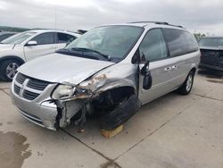 Salvage cars for sale from Copart Grand Prairie, TX: 2007 Dodge Grand Caravan SXT