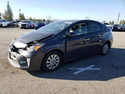 Salvage cars for sale at Rancho Cucamonga, CA auction: 2014 Toyota Prius PLUG-IN