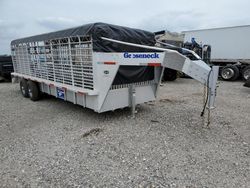 Salvage trucks for sale at Houston, TX auction: 2023 Gooseneck Hitch Trailer