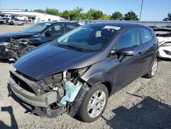 Salvage cars for sale at Sacramento, CA auction: 2015 Ford Fiesta SE