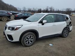Salvage cars for sale at Marlboro, NY auction: 2021 Subaru Forester Premium