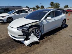 Salvage cars for sale from Copart San Diego, CA: 2018 Tesla Model 3