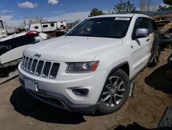 Salvage vehicles for parts for sale at auction: 2014 Jeep Grand Cherokee Limited