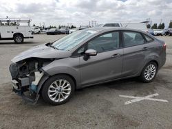 Salvage cars for sale from Copart Rancho Cucamonga, CA: 2014 Ford Fiesta SE