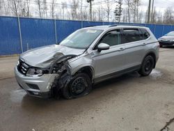 Salvage cars for sale at Moncton, NB auction: 2021 Volkswagen Tiguan SE