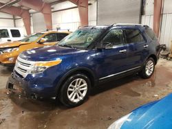 Salvage cars for sale at Lansing, MI auction: 2012 Ford Explorer XLT