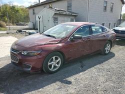 Salvage cars for sale at York Haven, PA auction: 2016 Chevrolet Malibu LS