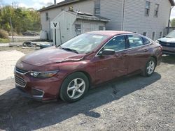 Chevrolet salvage cars for sale: 2016 Chevrolet Malibu LS