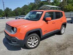 Salvage cars for sale at Savannah, GA auction: 2015 Jeep Renegade Latitude