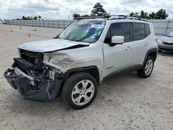 Salvage cars for sale at Houston, TX auction: 2015 Jeep Renegade Limited