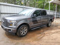 Salvage cars for sale at Austell, GA auction: 2017 Ford F150 Supercrew
