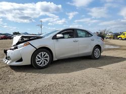 Salvage cars for sale from Copart San Martin, CA: 2017 Toyota Corolla L