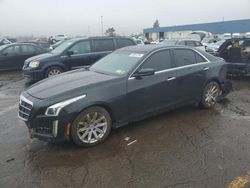 Salvage cars for sale from Copart Woodhaven, MI: 2014 Cadillac CTS