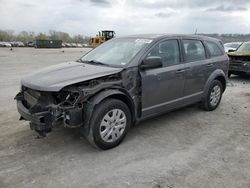 Salvage cars for sale at Cahokia Heights, IL auction: 2013 Dodge Journey SE