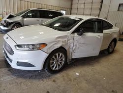 Salvage cars for sale at Abilene, TX auction: 2016 Ford Fusion S