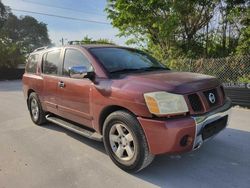 Vehiculos salvage en venta de Copart Homestead, FL: 2004 Nissan Armada SE
