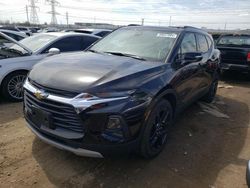 Salvage cars for sale from Copart Elgin, IL: 2022 Chevrolet Blazer 3LT