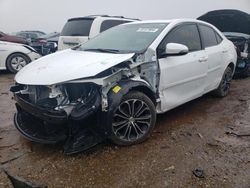 Salvage cars for sale at Elgin, IL auction: 2016 Toyota Corolla L