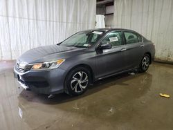 Salvage cars for sale at Central Square, NY auction: 2016 Honda Accord LX