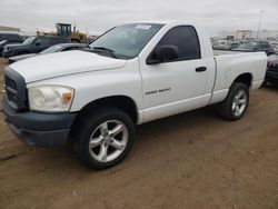 Salvage cars for sale at Brighton, CO auction: 2007 Dodge RAM 1500 ST