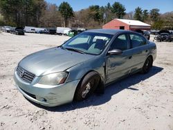 Salvage cars for sale at Mendon, MA auction: 2005 Nissan Altima S