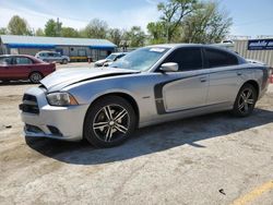 Salvage cars for sale at Wichita, KS auction: 2013 Dodge Charger R/T