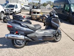 Salvage cars for sale from Copart Chalfont, PA: 2012 Suzuki AN650 A