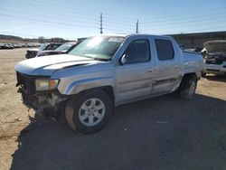 Salvage cars for sale from Copart Colorado Springs, CO: 2006 Honda Ridgeline RTL
