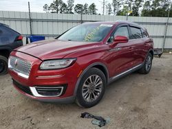 Lincoln Vehiculos salvage en venta: 2019 Lincoln Nautilus Select