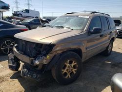 Jeep Grand Cherokee salvage cars for sale: 2000 Jeep Grand Cherokee Laredo