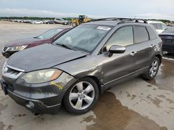 Salvage cars for sale from Copart Grand Prairie, TX: 2008 Acura RDX Technology