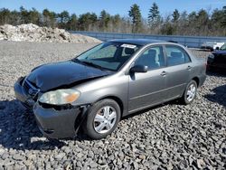 Salvage cars for sale at Windham, ME auction: 2007 Toyota Corolla CE
