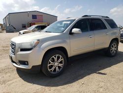 Salvage cars for sale at Amarillo, TX auction: 2015 GMC Acadia SLT-2