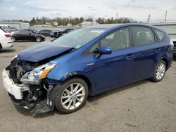 Salvage cars for sale from Copart Pennsburg, PA: 2013 Toyota Prius V