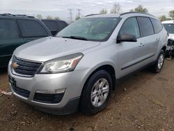Salvage cars for sale from Copart Elgin, IL: 2014 Chevrolet Traverse LS