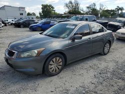 Salvage cars for sale from Copart Opa Locka, FL: 2009 Honda Accord LX