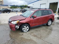 Salvage cars for sale at New Orleans, LA auction: 2016 Subaru Forester 2.5I Premium